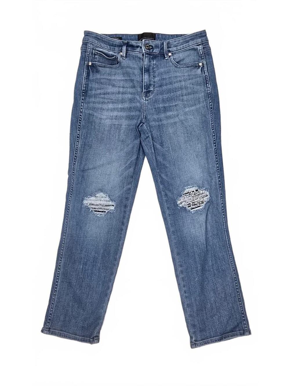 White House Black Market High-Rise Straight Leg Jeans Size 6S